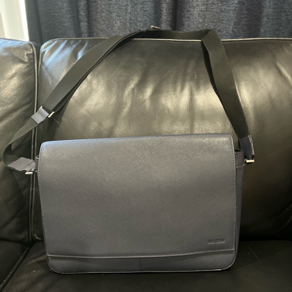 Jack Spade Barrow Saffiano Leather Laptop Bag